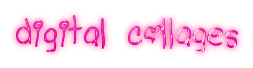digital collage button